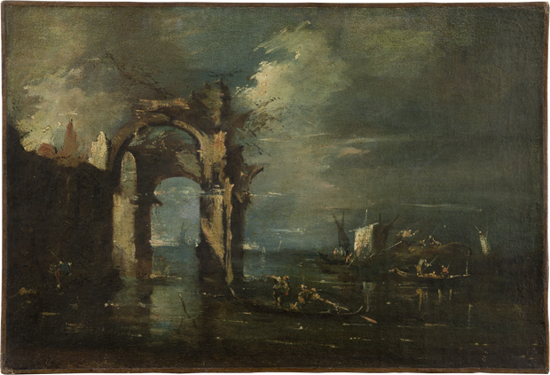 Lagoon Landscape Francesco Guardi Artwork On Useum