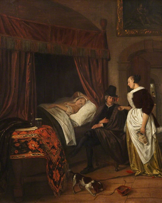 The Doctor S Visit Jan Steen Artwork On Useum