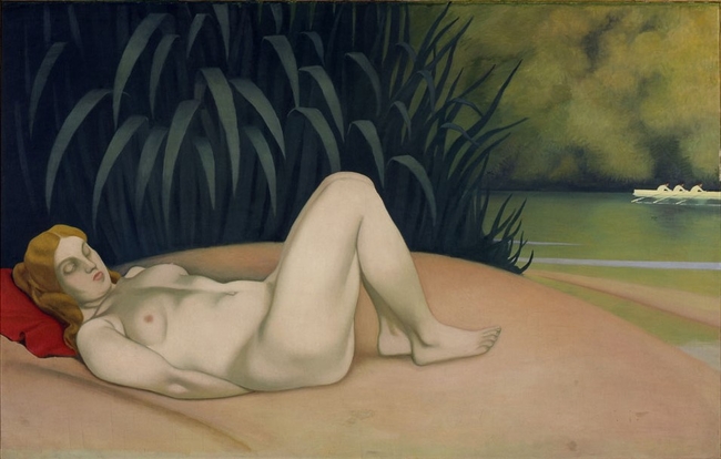 Femme Nue Dormant Au Bord De L Eau F Lix Vallotton Artwork On Useum