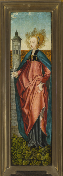 Saint Barbara Jacob Cornelisz Van Oostsanen Artwork On Useum