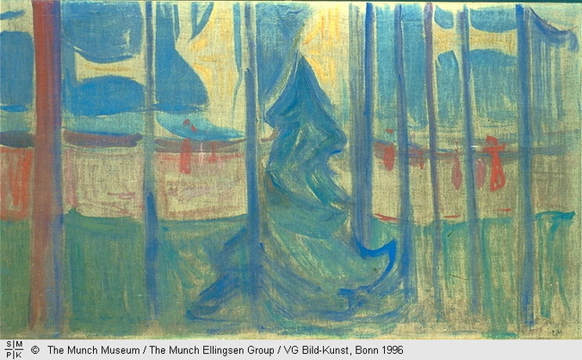 Trees By The Sea The Reinhardt Frieze Edvard Munch Artwork On Useum