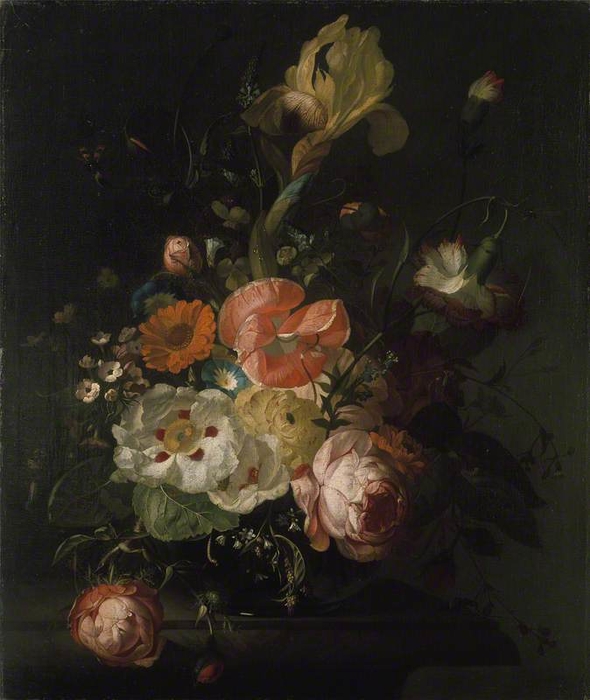 A Vase Of Flowers Rachel Ruysch Artwork On USEUM