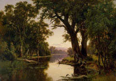 A billabong of the Goulburn, Victoria by Henry James Johnstone