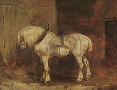 A Cart-Horse by Théodore Géricault