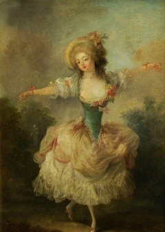 A Dancer with Arms Outstretched by Jean-Frédéric Schall