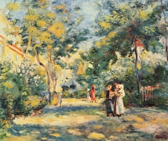 A Garden in Montmartre by Auguste Renoir