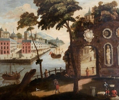 A Harbour Scene by Anonymous