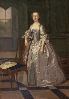 A Lady in a Drawing Room by Arthur Devis