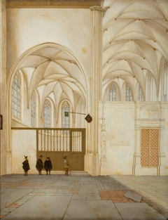 A View of Sint Janskerk, Utrecht by Pieter Jansz Saenredam