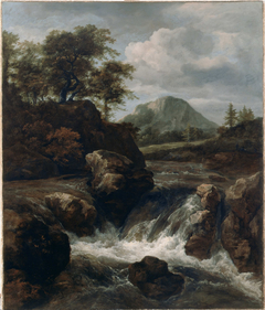 A Waterfall by Jacob van Ruisdael