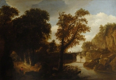 A Wooded Landscape with an Avenue