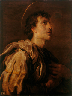 A Young Male Saint by Domenico Fetti