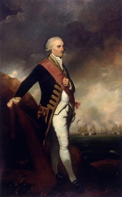 Admiral Lord George Brydges Rodney (1719-1792), 1st Baron Rodney by Matthew Shepperson