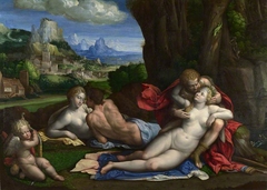 An Allegory of Love by Benvenuto Tisi