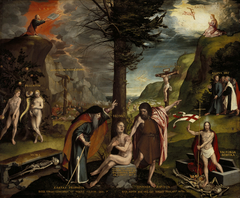 An Allegory of the Old and New Testaments by Hans Holbein the Younger