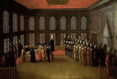 An Ambassador's Audience with the Grand Vizier in his Yali on the Bosporus (Ambassador Cornelis Calkoen, 12 August 1727)