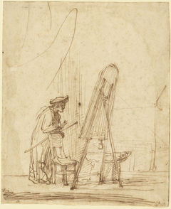 An Artist in His Studio by Rembrandt