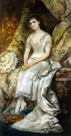An Elegant Lady by Hans Makart
