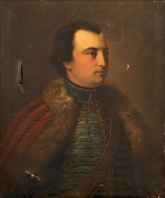 An Unknown Officer in Hussar's Uniform by Anonymous