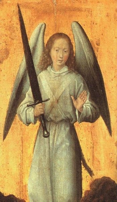 Angel with a Sword by Hans Memling