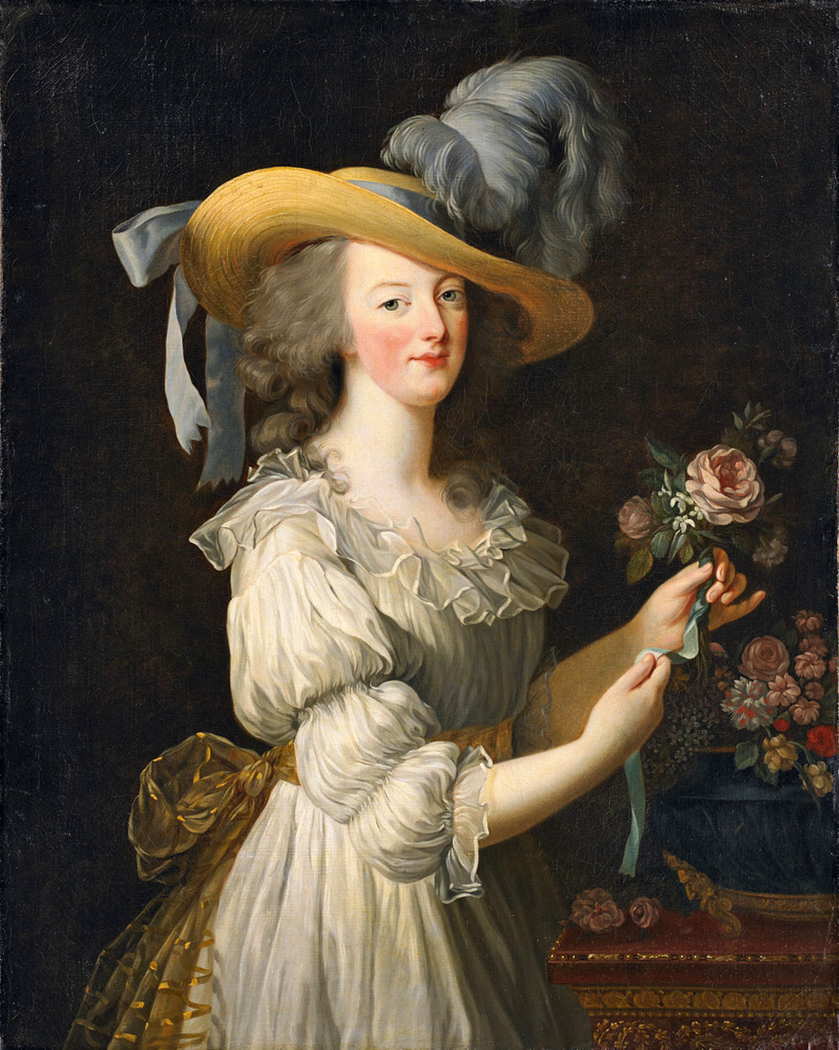 Antoinette in a Muslin dress