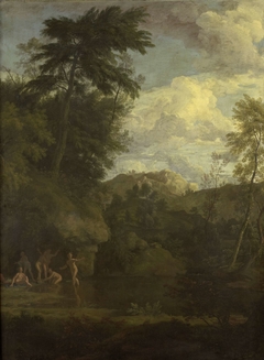 Arcadian Landscape with Diana Bathing