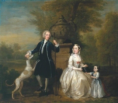 Ashley Cowper with his Wife and Daughter by William Hogarth