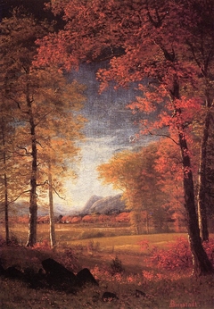 Autumn in America, Oneida County, New York by Albert Bierstadt