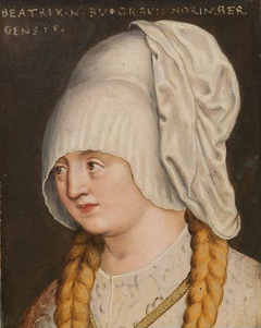 Beatrice of Nuremberg, duchess of austria by Anton Boys