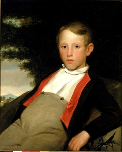 Boy in a Landscape by Unidentified
