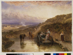 Bringing Home the Cattle by anonymous painter