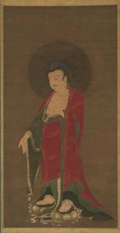 Buddha Amitabha Descending from His Pure Land by anonymous painter