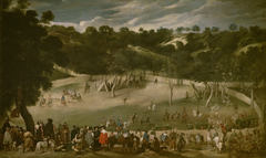 Cacería de jabalíes en el Hoyo by Diego Velázquez