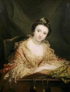 Called The Hon. Harriet Molesworth, The Hon. Mrs John Staples (1745-1812) but most probably Harriett Conolly, Mrs John Staples (d.1771) by Francis Cotes