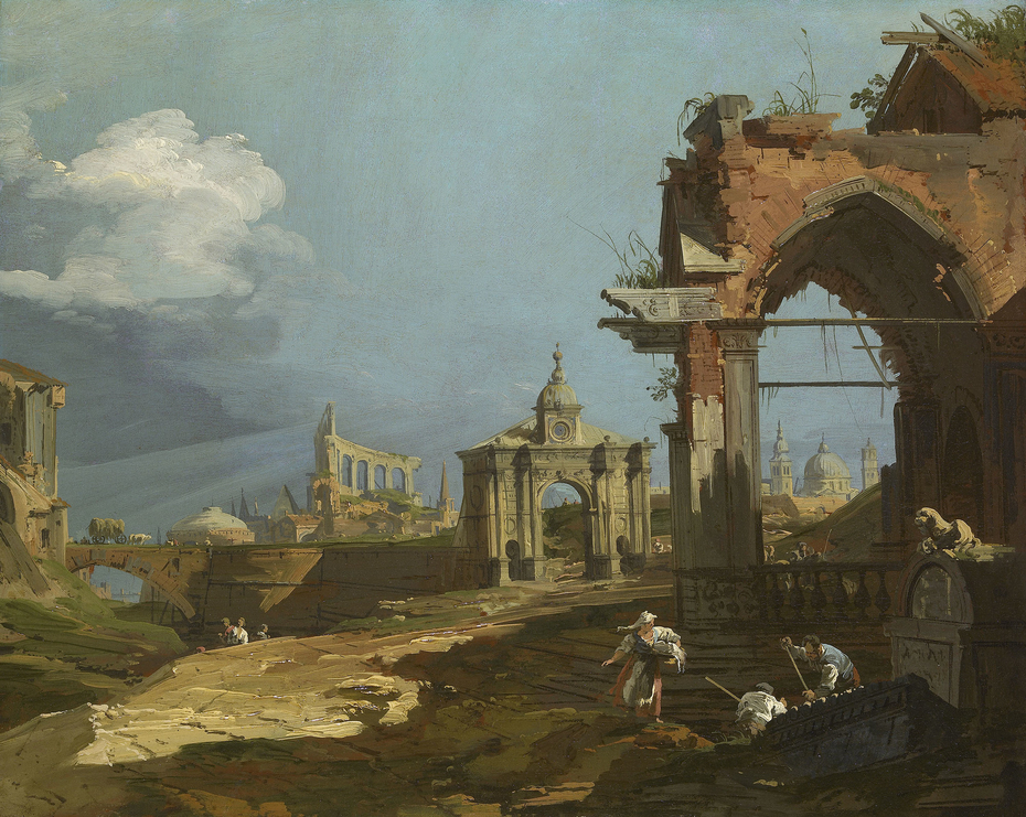 Capriccio with a Pointed Arch