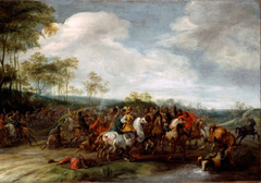 Cavalry Skirmish by Pieter Snayer