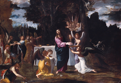 Christ in the Wilderness, Served by Angels
