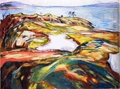 Coastal Landscape by Edvard Munch