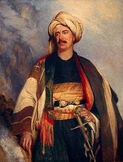 David Roberts, 1796 - 1864. Artist (In Arab dress) by Robert Scott Lauder