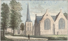 De kerk te Leimuiden by Unknown Artist