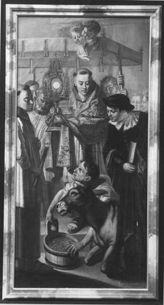 Der hl. Antonius von Padua mit dem Esel by Johann Nepomuk della Croce