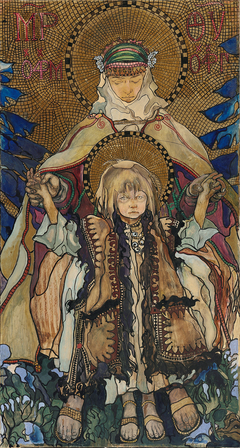 Die Huzulische Madonna by Kazimierz Sichulski