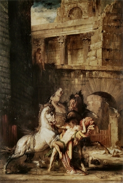 Diomede devoured by his horses by Gustave Moreau