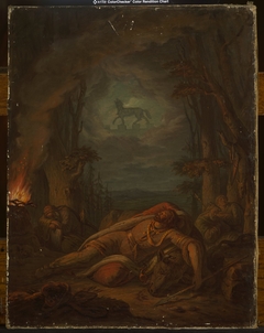 Dream of Gediminas about the Iron Wolf by Aleksander Lesser