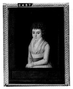 Eleonora Petronella Elisabeth van Oldenbarneveld, genaamd Witte Tullingh (1775-1848), wife of Daniël Willem d'Ablaing by Hieronymus Lapis