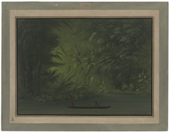 Entrance to a Lagoon, Shore of the Amazon by George Catlin
