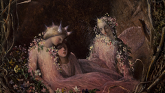 Fairies in a Bird's Nest by John Anster Fitzgerald