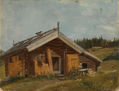 Farmhouse at Bolkesjø by Adolph Tidemand
