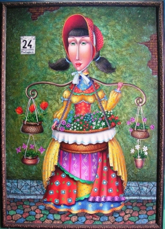 Florist by Зураб Мартиашвили