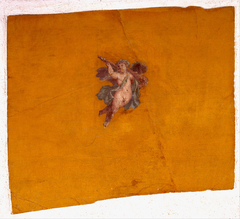 Fragment of wall painting with a flying Eros by Anonymous